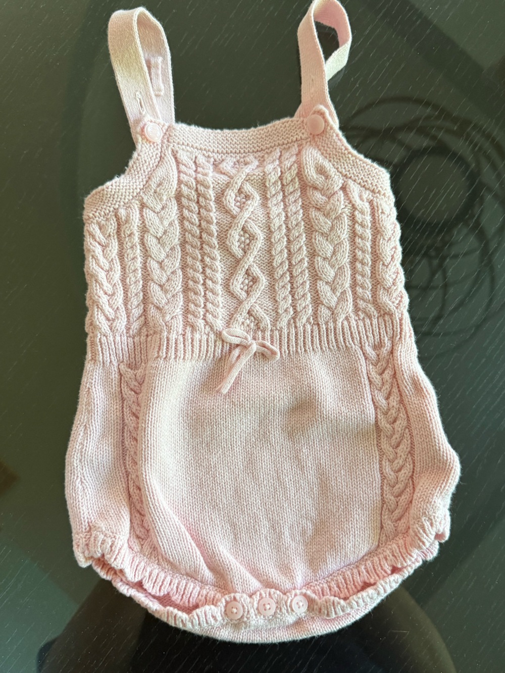 Ralph Lauren baby girl knit romper 6m
